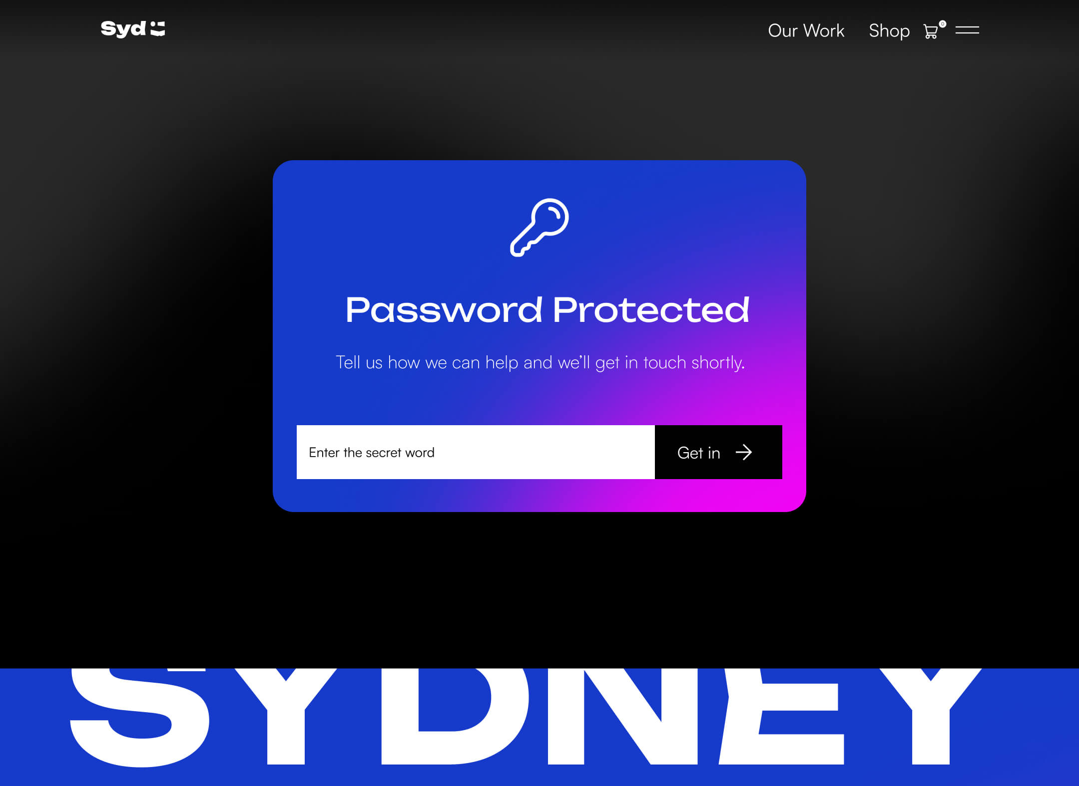 Sydney Agency Template - Designed by Azwedo.com and Wedoflow.com